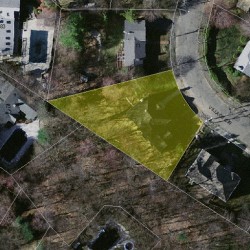 17 Village Cir, Newton MA 02459-3069 aerial view