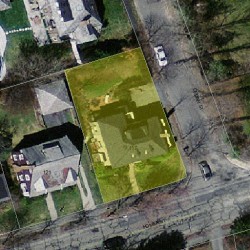 117 Homer St, Newton MA 02459-1513 aerial view