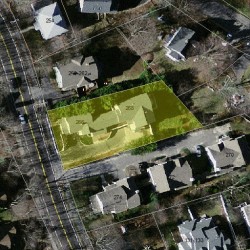 266 Langley Rd, Newton MA  02459-2326 aerial view