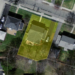 118 Randlett Park, Newton MA 02465-1744 aerial view