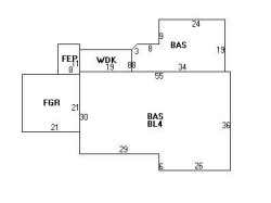 91 Exeter St, Newton MA 02465-2808 floor plan