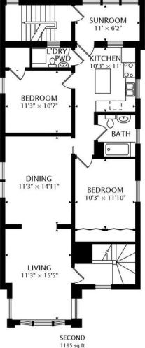 3352 Avers Ave, Chicago IL  60618-5257 exterior