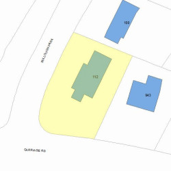 112 Bullough Park, Newton MA 02460-2440 plot plan