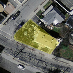 59 Crafts St, Newton MA 02458-1256 aerial view