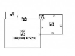 1019 Centre St, Newton MA 02459-1621 floor plan