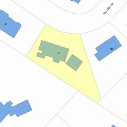 35 Village Cir, Newton MA 02459-3069 plot plan