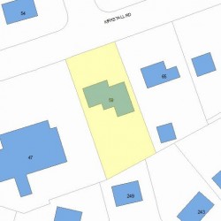 59 Kirkstall Rd, Newton MA 02460-2244 plot plan