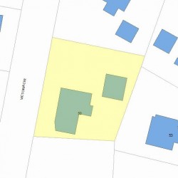 50 Victoria Cir, Newton MA 02459-1017 plot plan