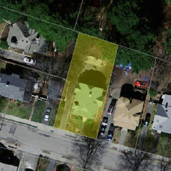 11 Warwick Rd, Newton MA 02465-1723 aerial view