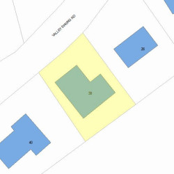 30 Valley Spring Rd, Newton MA 02458-2712 plot plan