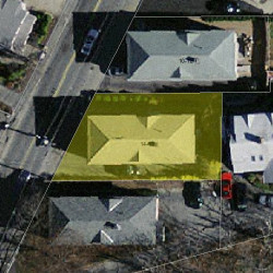 14 Saint James St, Newton MA  02458-1723 aerial view