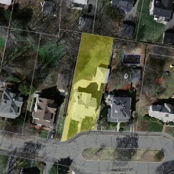 74 Prescott St, Newton MA 02460-1719 aerial view