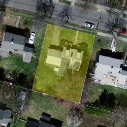 140 Fairway Dr, Newton MA 02465-1715 aerial view