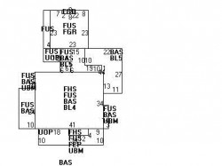 37 Fairfax St, Newton MA  02465-2606 floor plan