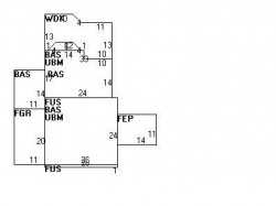 129 Fessenden St, Newton MA  02460-1131 floor plan