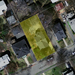 48 Adella Ave, Newton MA 02465-1922 aerial view