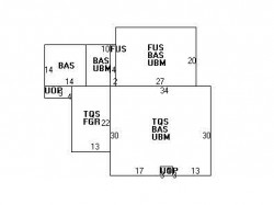 22 Nantucket Rd, Newton MA 02461-1408 floor plan