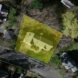 14 Buswell Park, Newton MA 02458-2304 aerial view