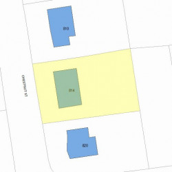 814 Chestnut St, Newton MA 02468-2039 plot plan