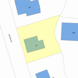 26 Dexter Rd, Newton MA 02460-2318 plot plan