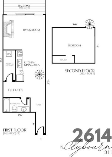 2614 Clybourn Ave, Chicago IL  60614-1036 exterior