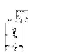 10 Cherry Pl, Newton MA  02465-1506 floor plan