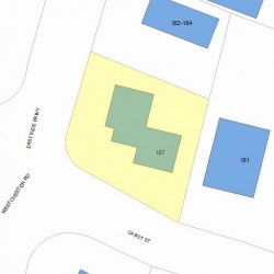 188 Side Pkwy, Newton MA 02458-1847 plot plan