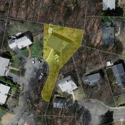 31 Colgate Rd, Newton MA  02462-1304 aerial view