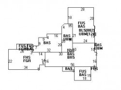 111 Exeter St, Newton MA 02465-2808 floor plan