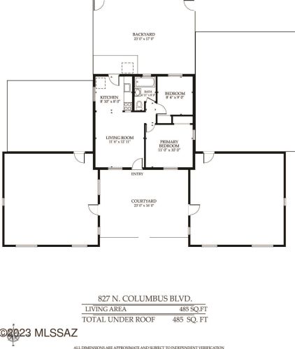 829 Columbus Blvd, Tucson AZ  85711-4758 exterior