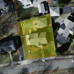 1103 Commonwealth Ave, Newton MA 02459-1446 aerial view