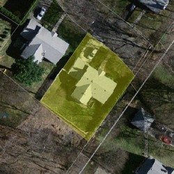 4 Hunnewell Ave, Newton MA  02458-2215 aerial view