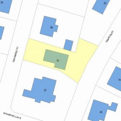 88 Grasmere St, Newton MA 02458-2211 plot plan