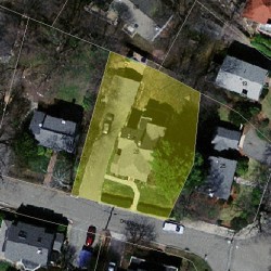 28 Davis Ave, Newton MA 02465-1904 aerial view