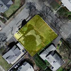 83 Prospect St, Newton MA  02465-2340 aerial view