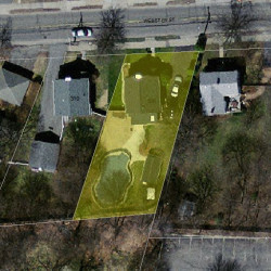 306 Webster St, Newton MA 02466-2106 aerial view