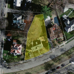 295 Commonwealth Ave, Newton MA 02459 aerial view