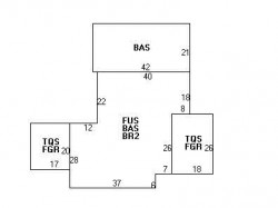 343 Highland St, Newton MA 02465-2725 floor plan