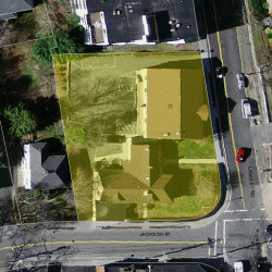 415 Langley Rd, Newton MA  02459-2350 aerial view