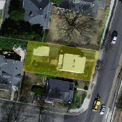 67 Elliot St, Newton MA  02461-1627 aerial view