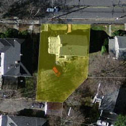 340 Ward St, Newton MA 02459-1216 aerial view