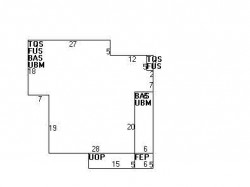 201 Chapel St, Newton MA  02458-1307 floor plan