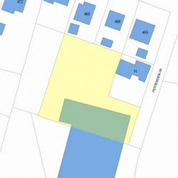 215 Albemarle Rd, Newton MA 02460-1360 plot plan