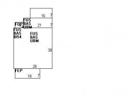 112 Chapel St, Newton MA 02458-1046 floor plan