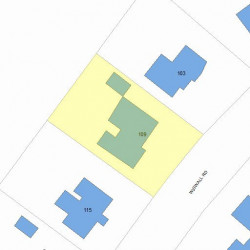 109 Wiswall Rd, Newton MA 02459-3536 plot plan