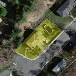 99 Louise Rd, Boston MA  02467-1914 aerial view