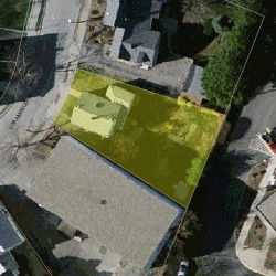 82 Los Angeles St, Newton MA 02458-1019 aerial view