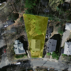 25 Hillside Rd, Newton MA 02461-1421 aerial view