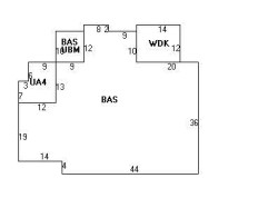 22 Clifton Rd, Newton MA 02459-3147 floor plan