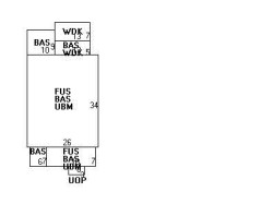 60 Freeman St, Newton MA 02466-1206 floor plan